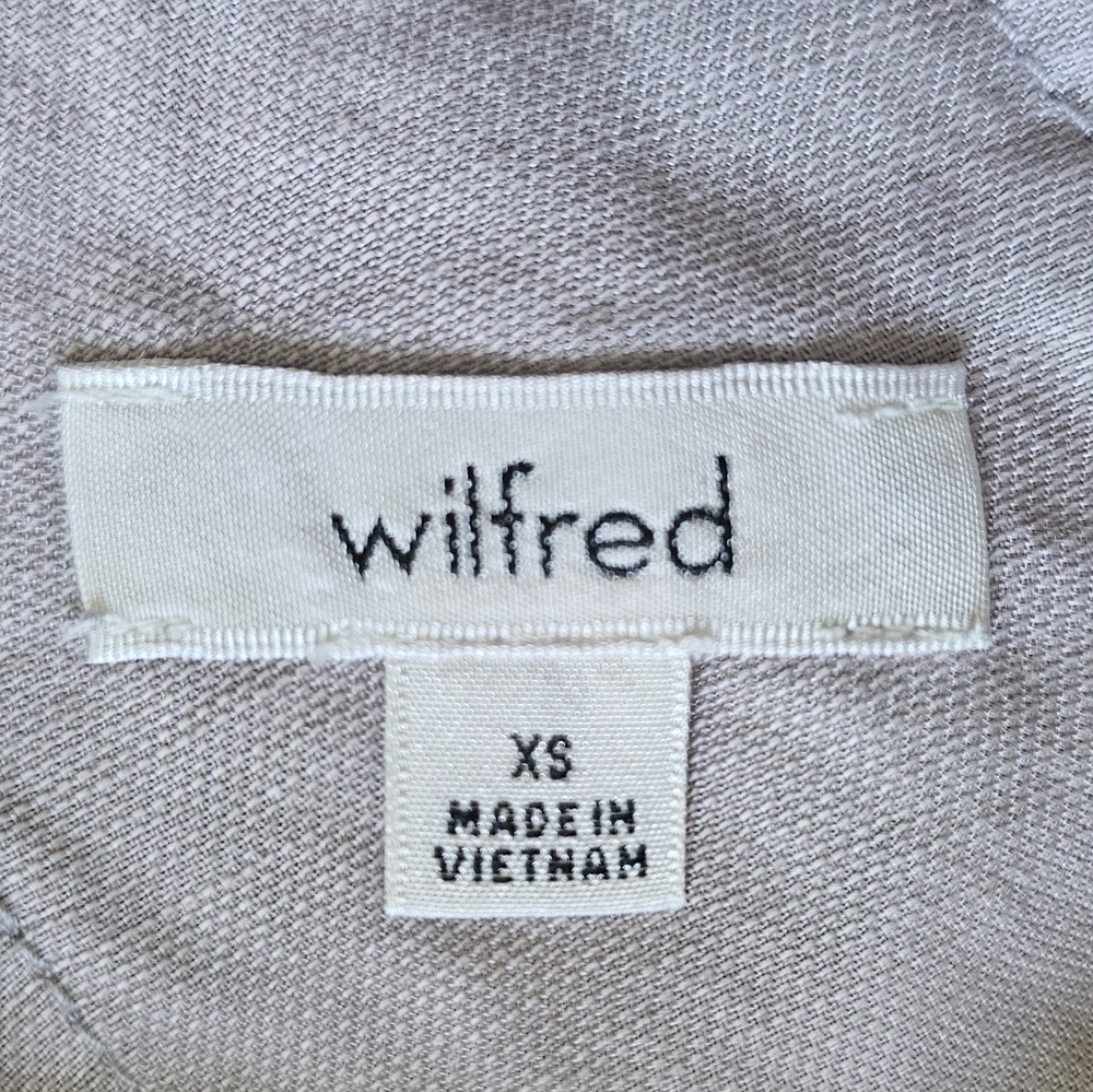 Aritzia Wilfred Mistral  Cross Strap open Back Top Taupe Size XS - Picture 11 of 13